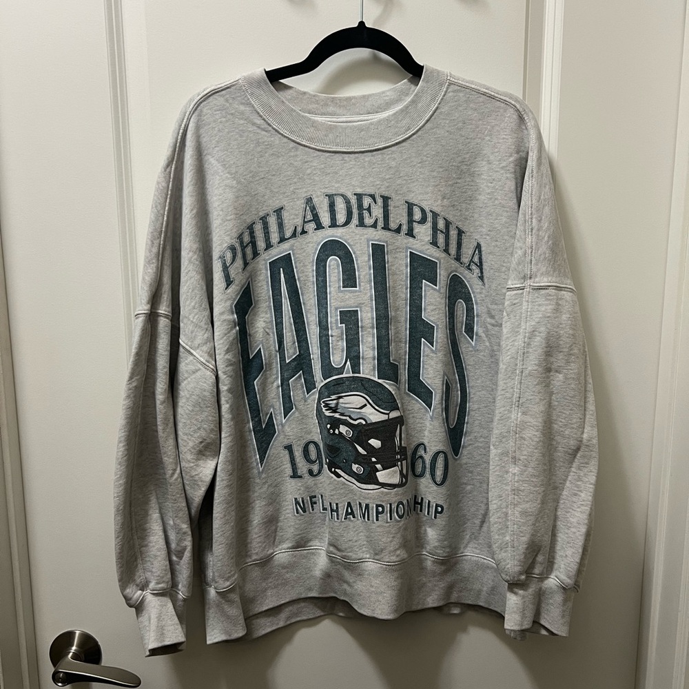 Abercrombie & Fitch Gray Philadelphia Eagles Sweatshirt
